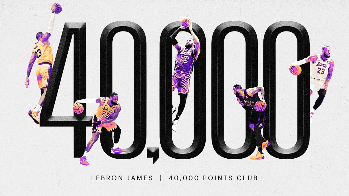 King James、NBA史上初の通算40,000得点達成！ - Yuya Arihara